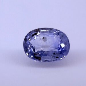 Light Blue Oval Cut 1.5 Carats Natural Sapphire