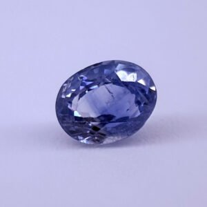 Light Blue Oval Cut 1.4 Carats Natural Sapphire