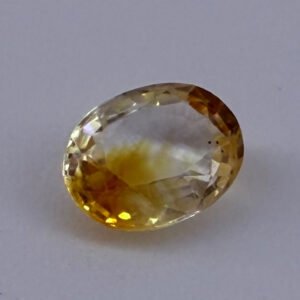 Orange Clean Oval Cut 1.4 Carats Natural Sapphire