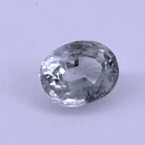 Clear Oval Cut 0.75 Carats Natural Sapphire