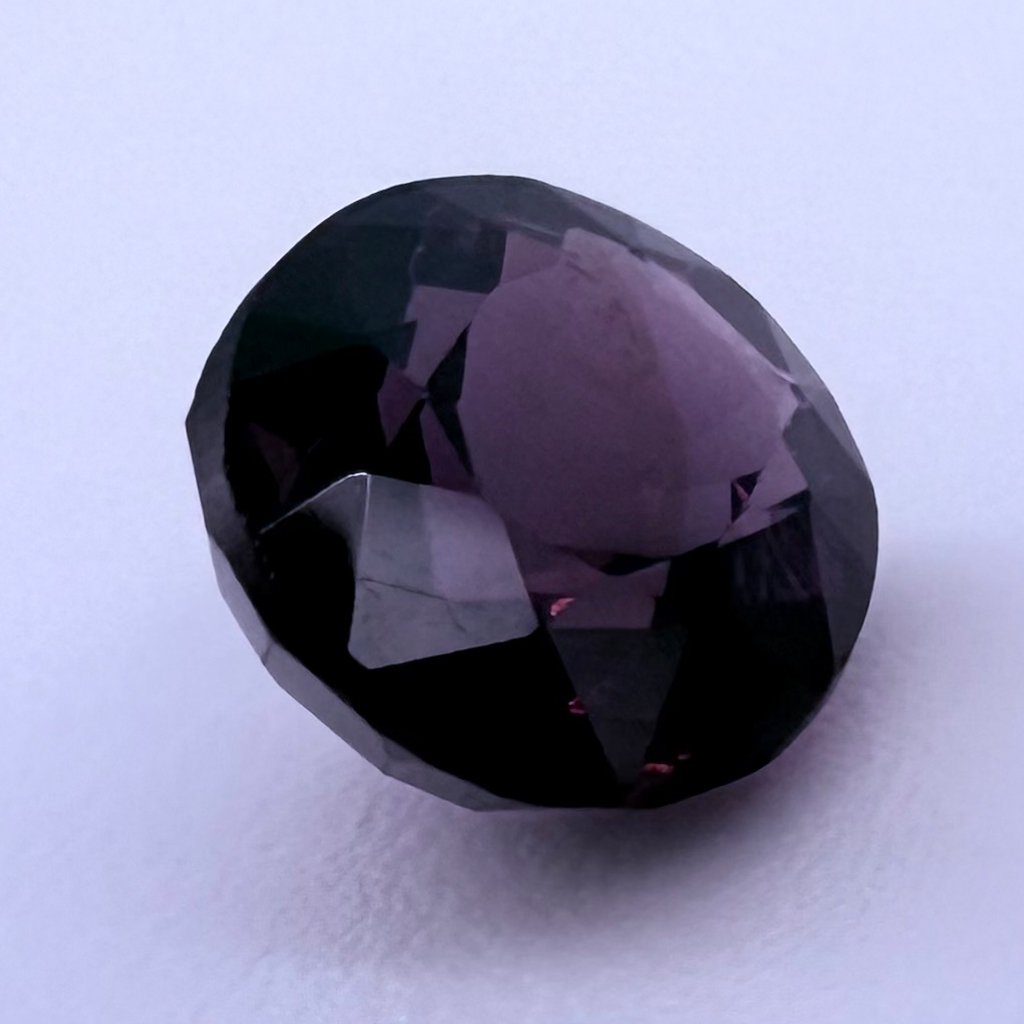 Wine Oval Cut 3 Carats Natural Spinel - Image 5