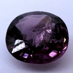 Plum Oval Cut 3.7 Carats Natural Spinel
